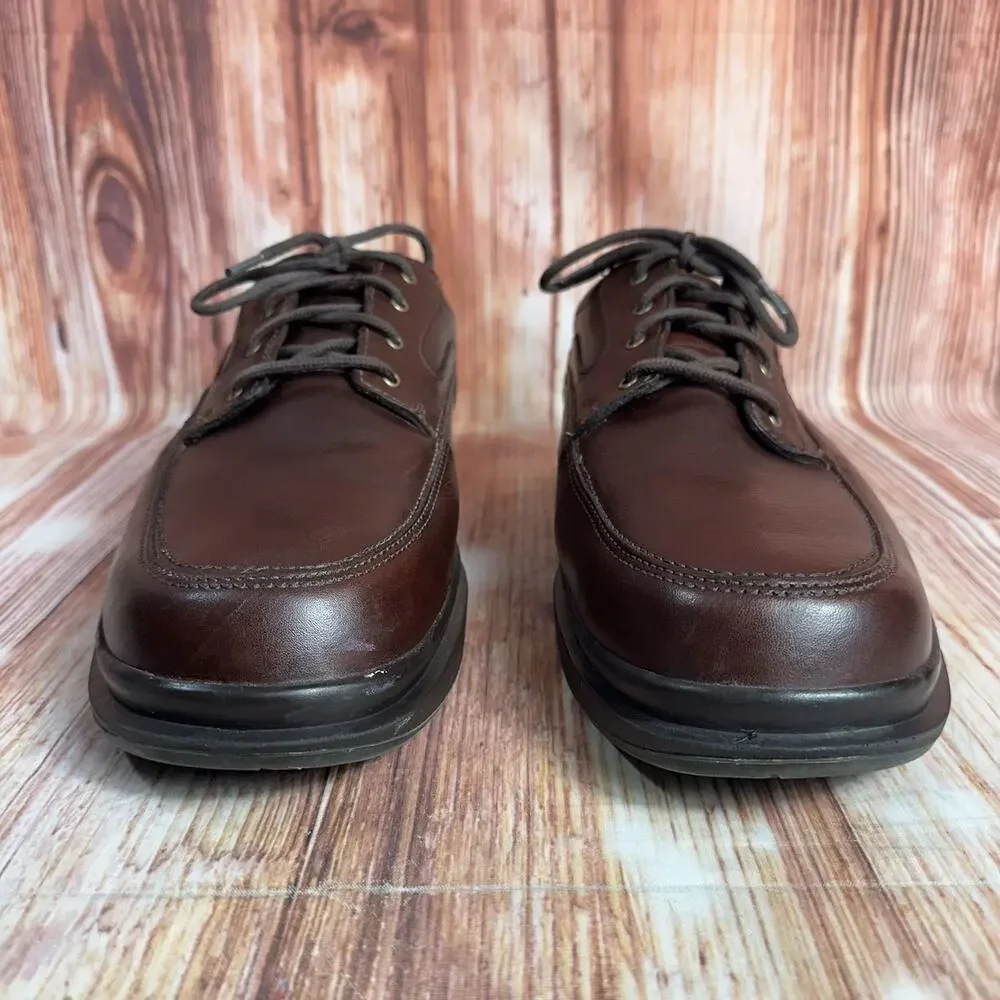 Red Wing 8637 Mens Size 11 D Brown Leather Slip Resistant EH Oxford Work Shoes